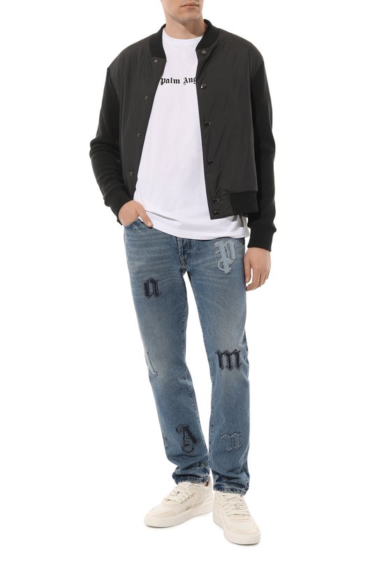 фото Хлопковая футболка palm angels