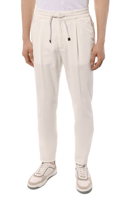 фото Хлопковые брюки brunello cucinelli