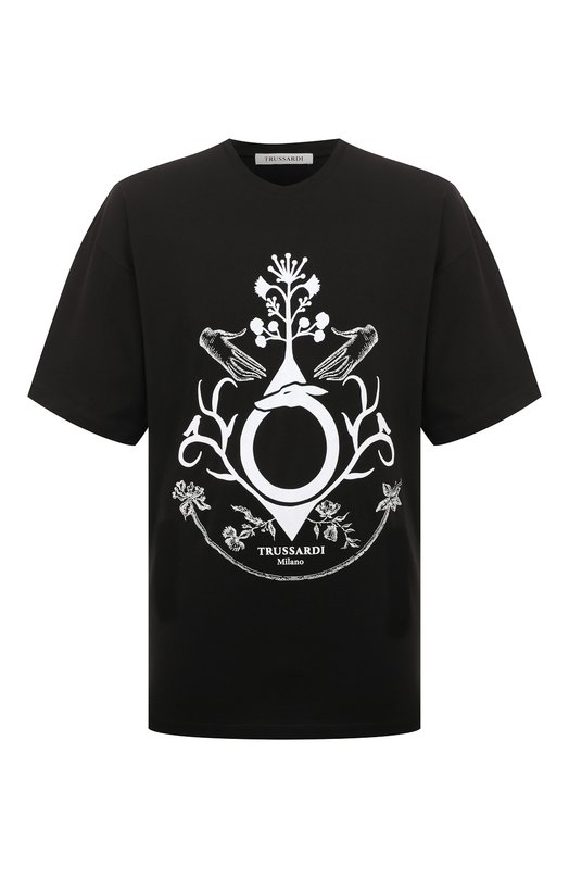 фото Хлопковая футболка trussardi
