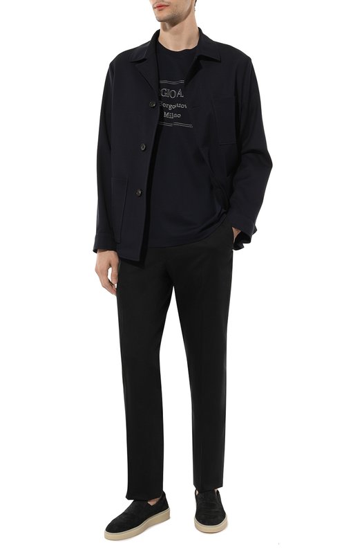 фото Хлопковая футболка giorgio armani