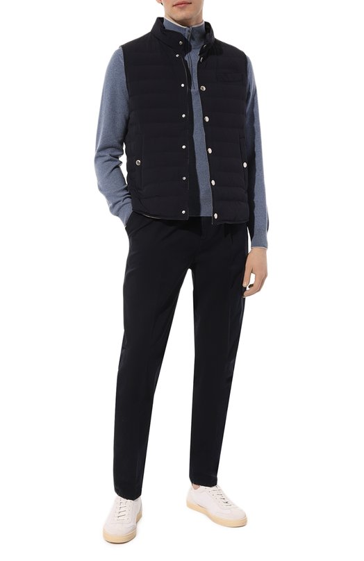 фото Хлопковые брюки brunello cucinelli