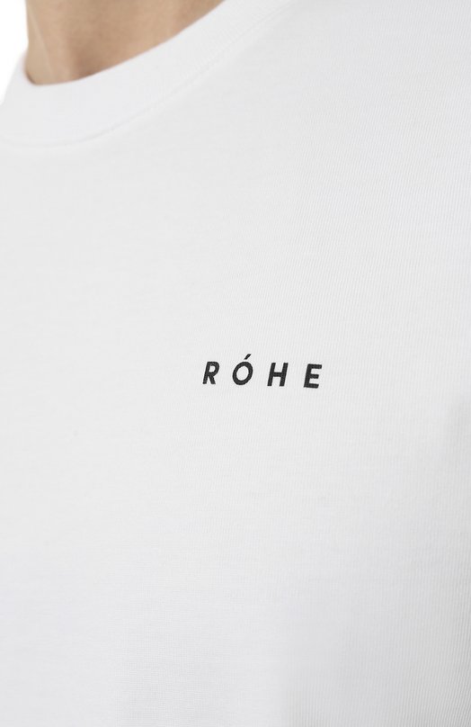 фото Хлопковая футболка rohe