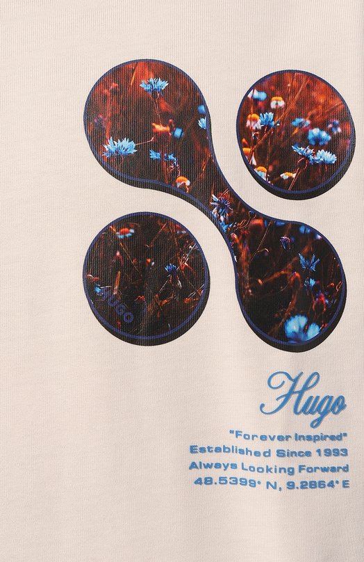 фото Хлопковая футболка hugo