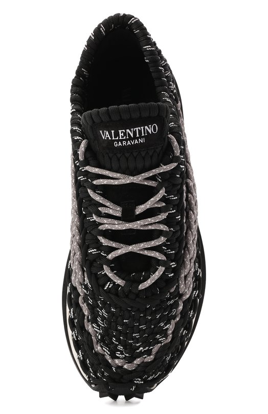 фото Текстильные кроссовки crochet valentino