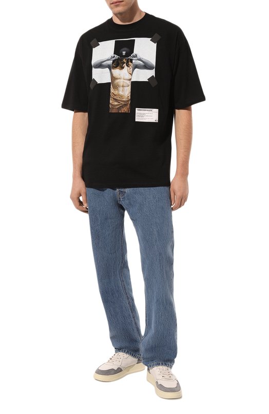 фото Хлопковая футболка diego venturino