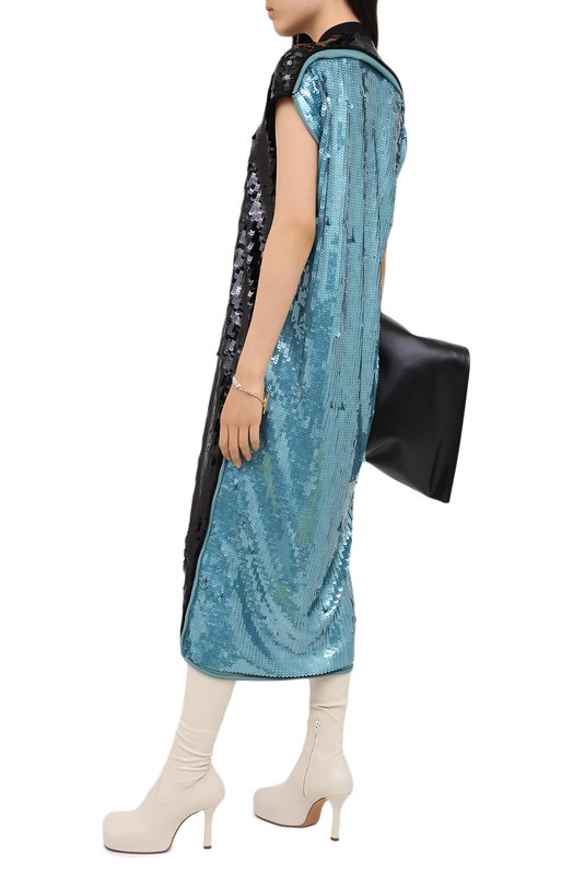 фото Платье с пайетками bottega veneta