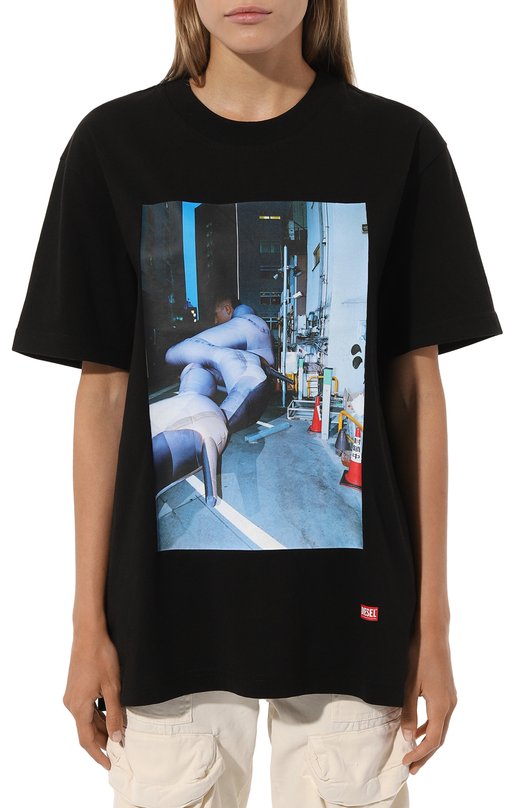 фото Хлопковая футболка diesel