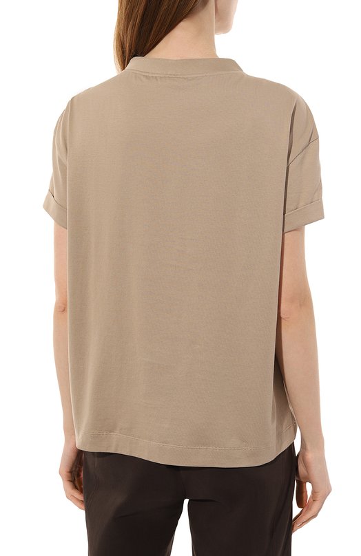 фото Хлопковая футболка brunello cucinelli