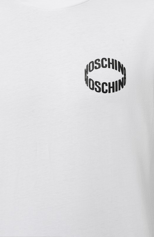 фото Хлопковая футболка moschino
