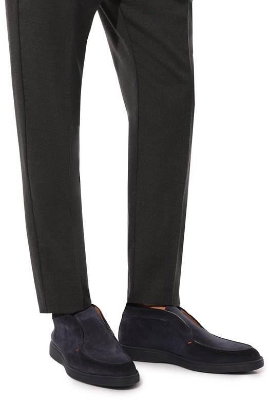 фото Замшевые ботинки santoni