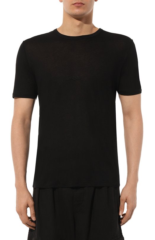 фото Хлопковая футболка saint laurent