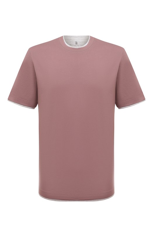 фото Хлопковая футболка brunello cucinelli