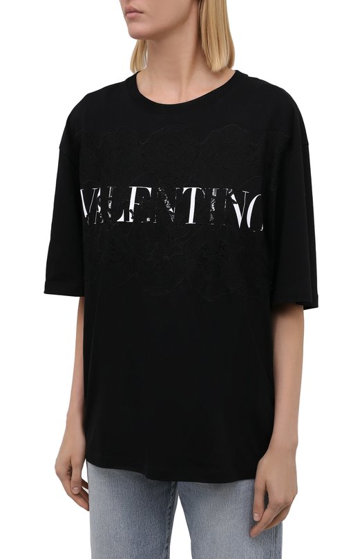 фото Хлопковая футболка valentino