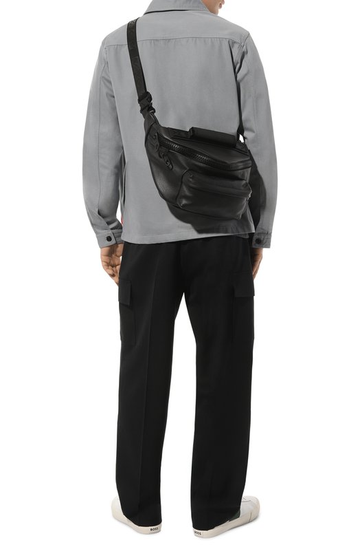 фото Кожаная поясная сумка vic matie