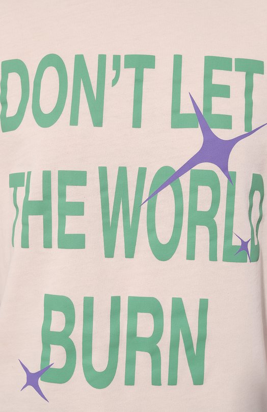 фото Хлопковая футболка heron preston