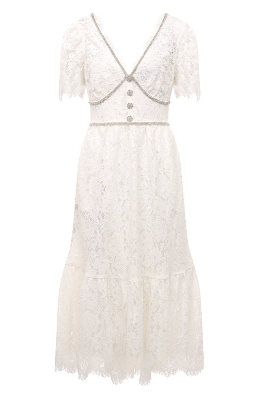 фото Платье из хлопка и вискозы self-portrait