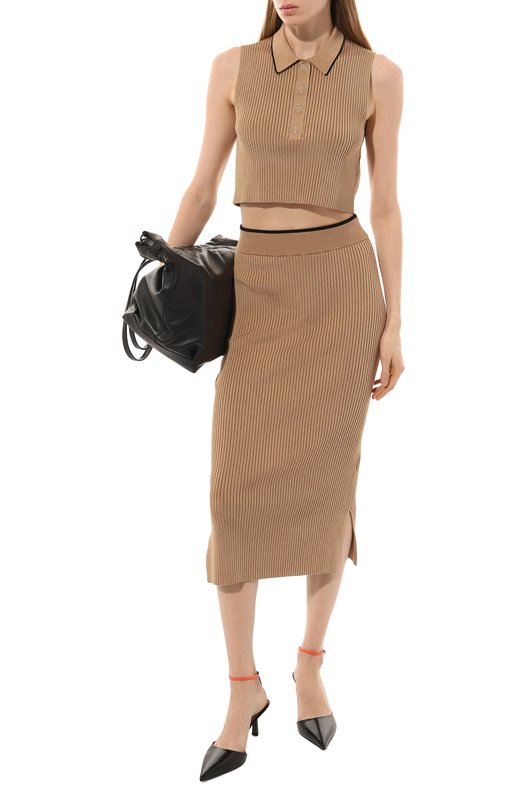 фото Топ-поло из вискозы boss