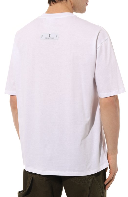 фото Хлопковая футболка diego venturino