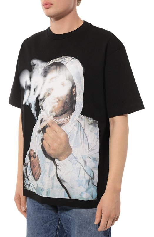 фото Хлопковая футболка comme des fuckdown