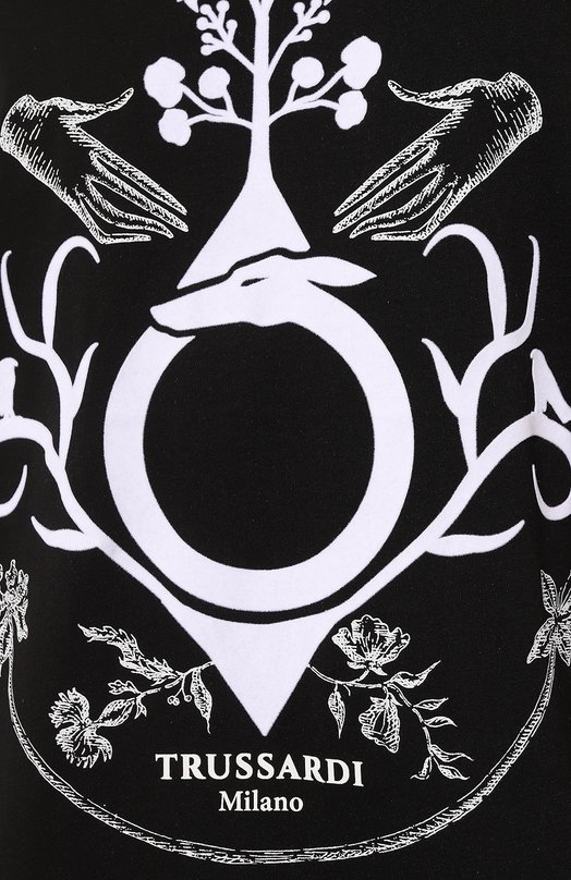 фото Хлопковая футболка trussardi