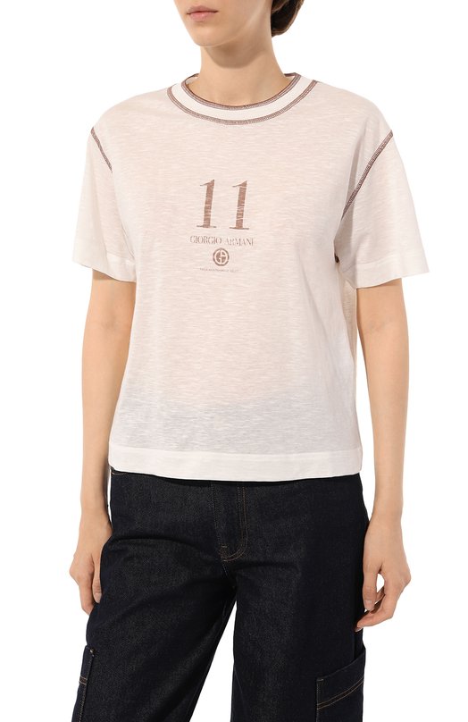 фото Хлопковая футболка giorgio armani