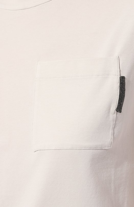 фото Хлопковая футболка brunello cucinelli