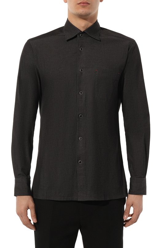 фото Хлопковая рубашка kiton