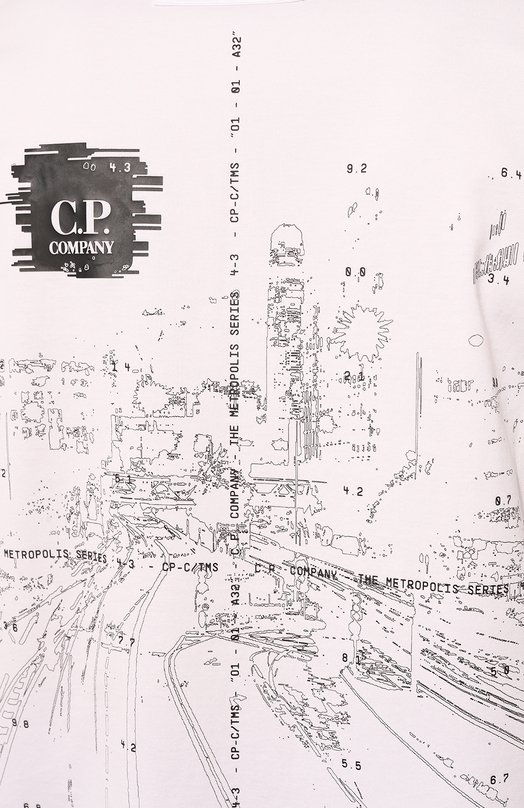 фото Хлопковая футболка c.p. company