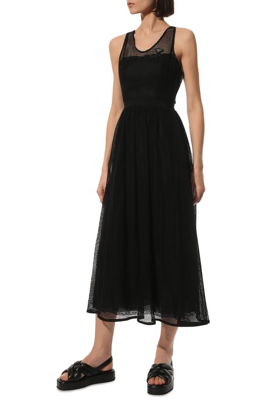 фото Хлопковое платье prada