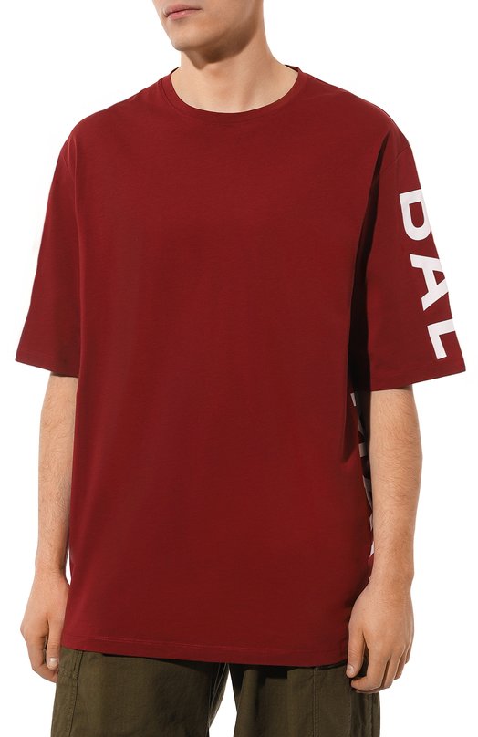 фото Хлопковая футболка balmain