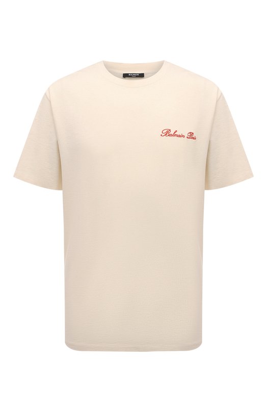 фото Хлопковая футболка balmain