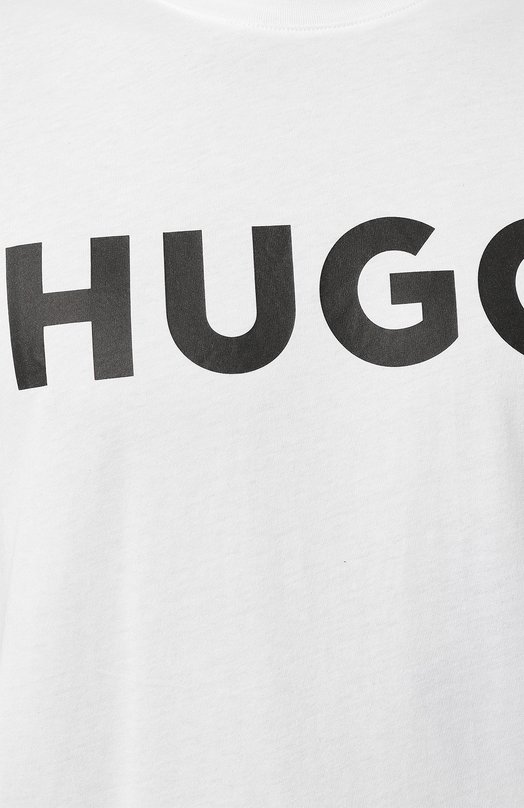фото Хлопковая футболка hugo