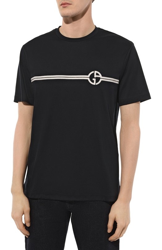 фото Хлопковая футболка giorgio armani