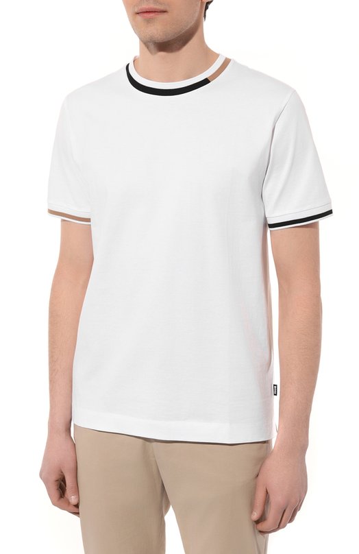 фото Хлопковая футболка boss