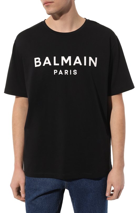 фото Хлопковая футболка balmain