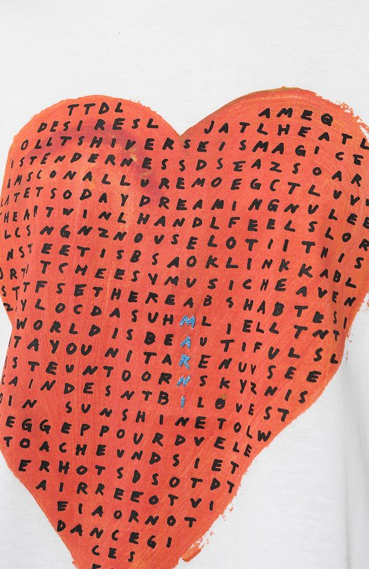 фото Хлопковая футболка marni