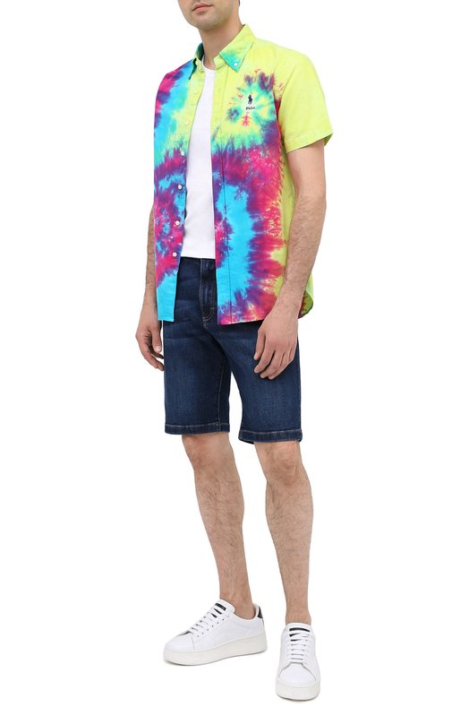 фото Хлопковая рубашка polo ralph lauren