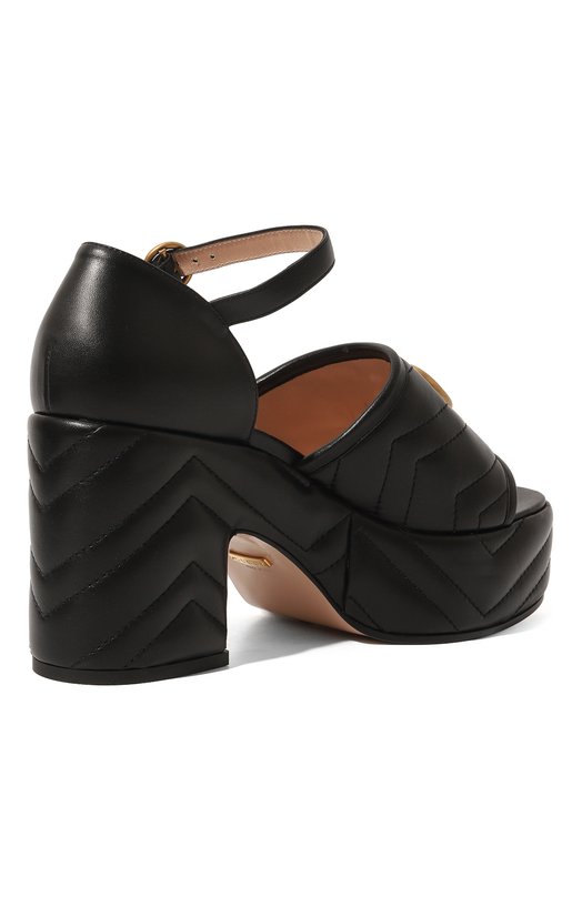 фото Кожаные босоножки gucci