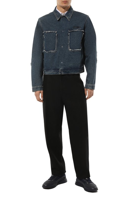 фото Комбинированные кроссовки stefano ricci