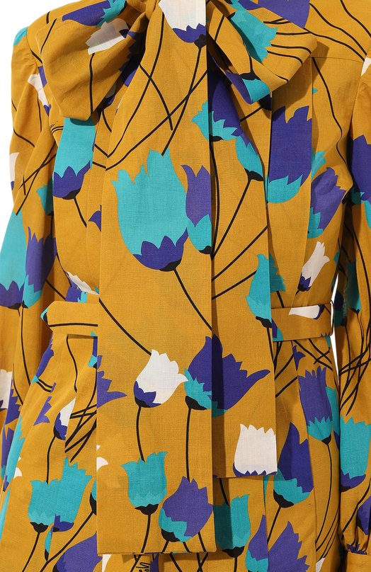 фото Платье изо льна и хлопка gucci