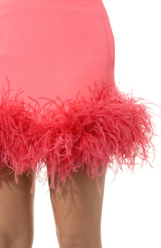 фото Юбка с отделкой перьями aline
