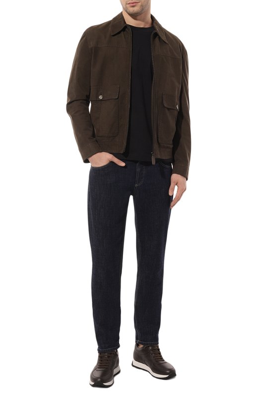 фото Хлопковая футболка brunello cucinelli