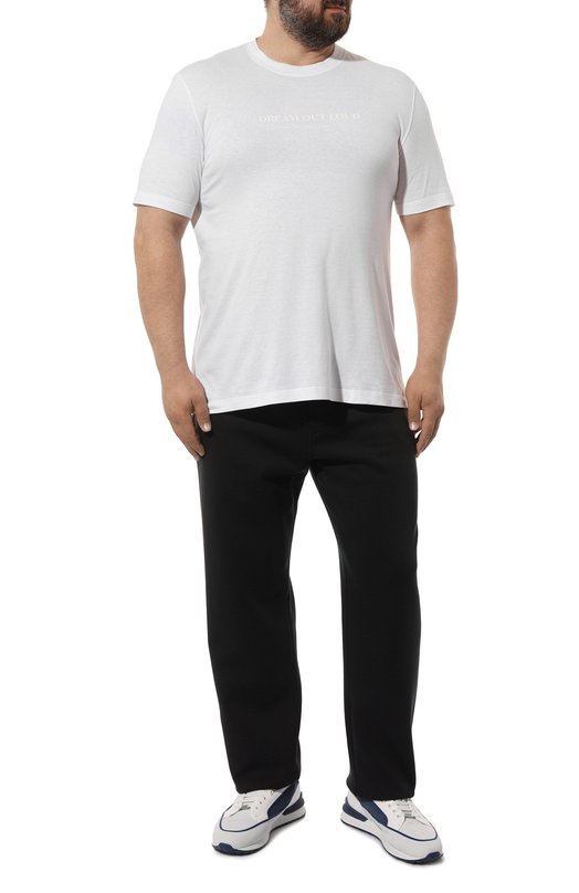 фото Футболка из хлопка и льна brunello cucinelli