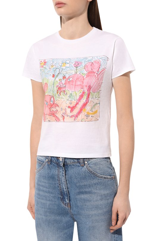 фото Хлопковая футболка marni