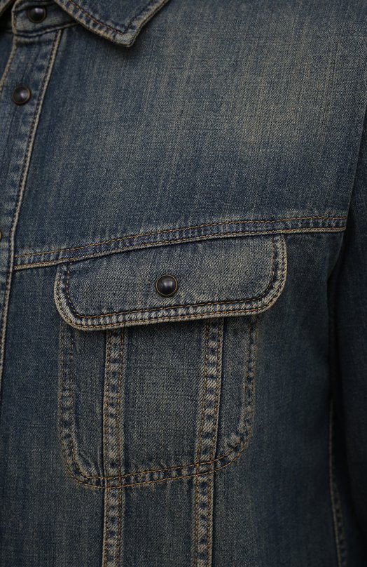 фото Джинсовая рубашка saint laurent