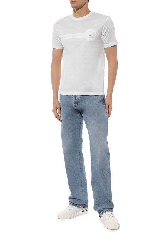 фото Хлопковая футболка stefano ricci