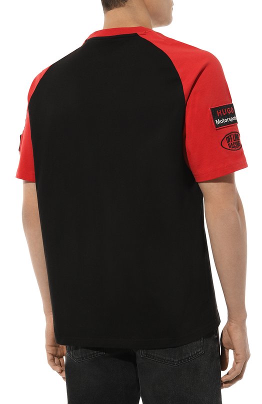 фото Хлопковая футболка hugo