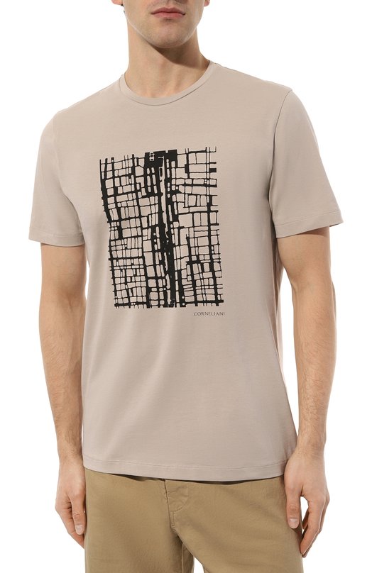 фото Хлопковая футболка corneliani