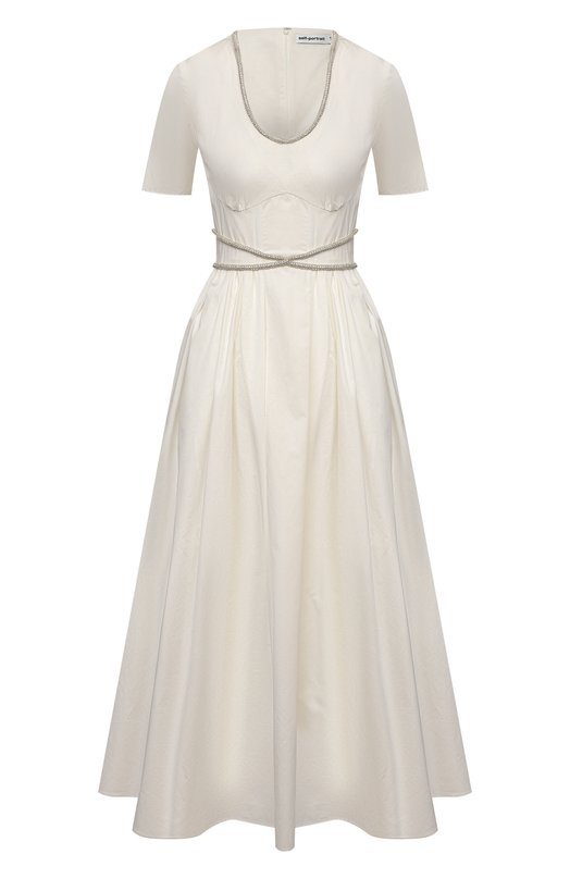 фото Хлопковое платье self-portrait