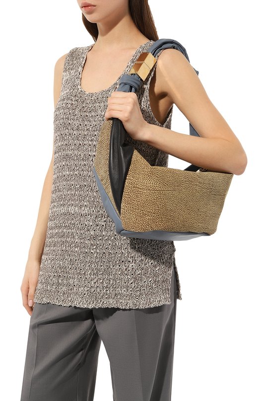 фото Сумка domino hobo medium borbonese